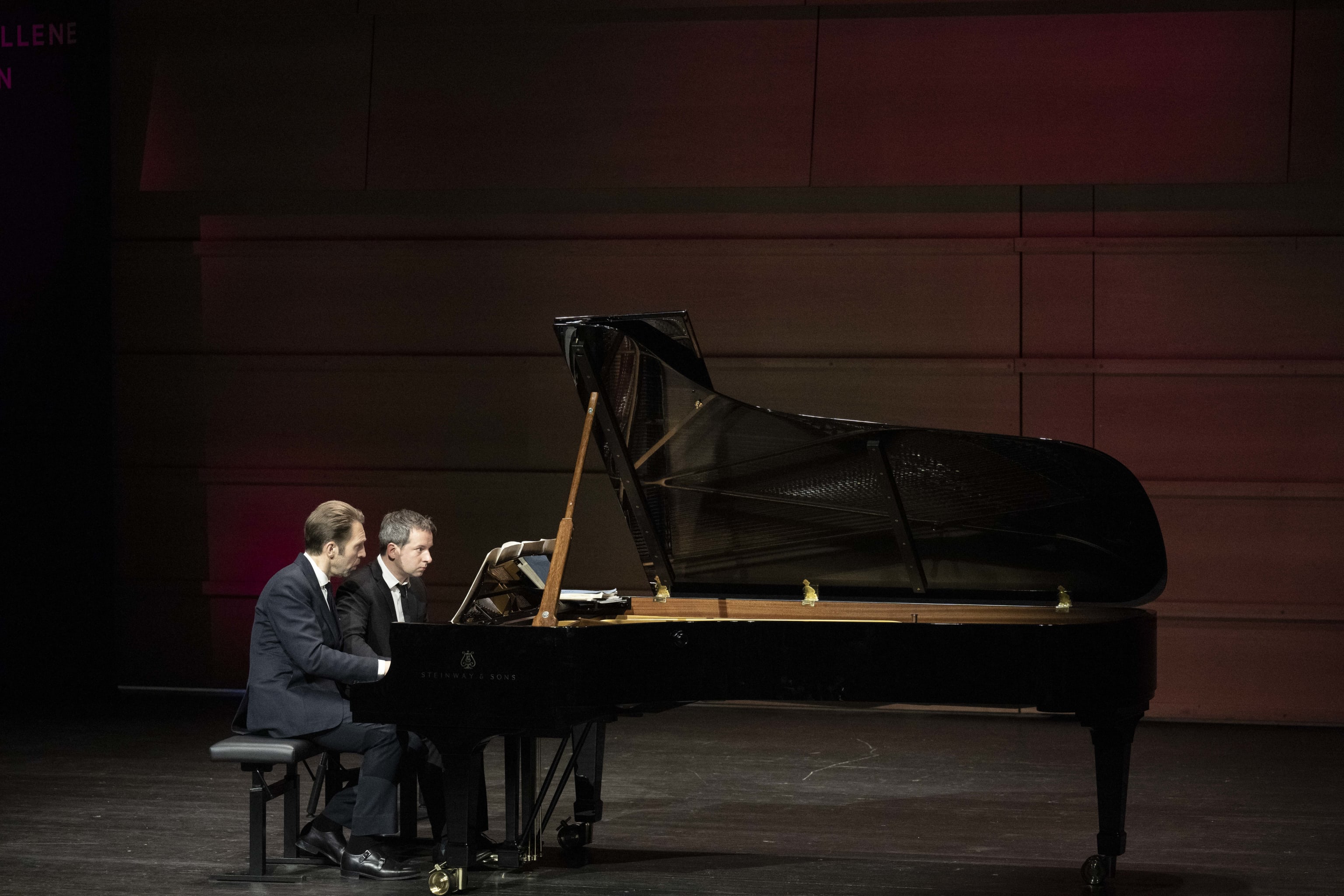 Leif Ove Andsnes & Bertrand Chamayou. Foto: Thor Brødreskift